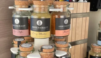 Gew&uuml;rzregal (Rondel) f&uuml;r Ankerkraut-Gl&auml;ser / Spice rack ... 1