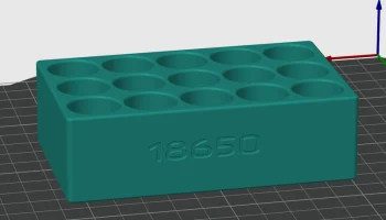18650 держатель