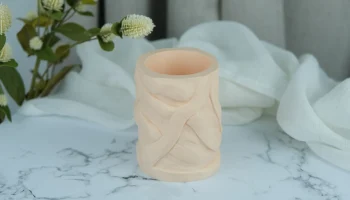 Держатель из глиняного плетения 1