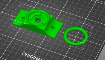 OpenMower YardForce NX100i Ardusimple Крепление спирально... OpenMower YardForce NX100i Ardusimple Крепление спирально...