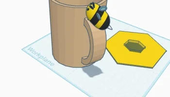 Набор кофейных чашек и подставок Busy Bee Набор кофейных чашек и подставок Busy Bee