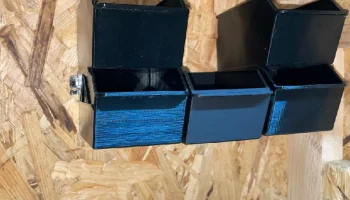 Aufbewahrungs Kontainer mit Wandhalterung, Stapelbar / Ко... 4