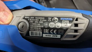 Outil Dremel nettoyage ячейки 18650 1
