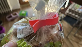 Зажим для еды в сумке, закрывается на сумку 6