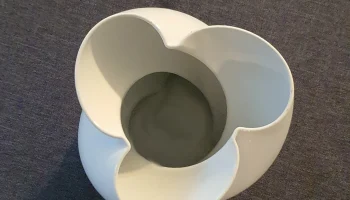 Gro&szlig;e Vase mit Zylinderform f&uuml;r Blumen - Большая ваза цил... 2