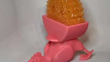Держатель для скраба с курицей Derpy Daddy