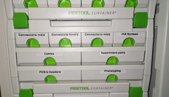 Этикетка сортировщика Festool 1