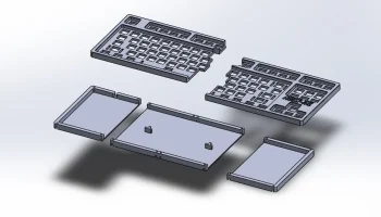 Механическая клавиатура - MECH - TKL (добавлены вишневые... 2