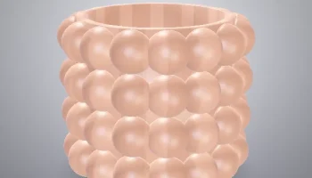 Bubble Vase - Современная текстурированная ваза... 1