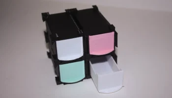 Небольшой модульный ящик (для резисторов) 1