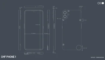 CMF Phone 1 - винт и официальный чехол 1