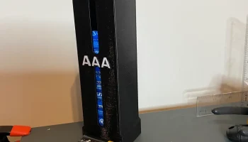 Держатель для батареек ААА с выдвижным ящиком, место для...