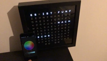 word clock ws2812b 2