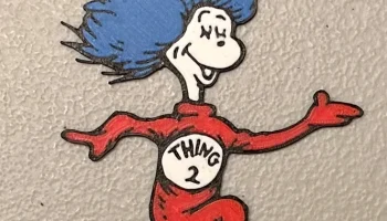 Многоцветный магнит Thing 2