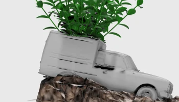 CAR VASE 3