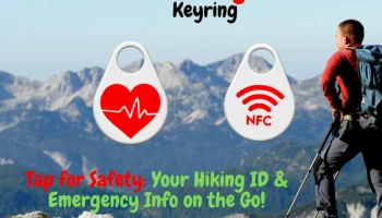 Hiking Friend - Брелок с тегом NFC - Информация о чрезвы...