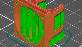 Адаптер вентилятора Noctua E3D V6 и V6 Volcano HotEnd 40 мм 1