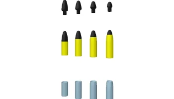 Пули ТПУ/ПЛА (8х30 мм) без ММУ/клея!  | РЕМИКС на Glock 1... 3