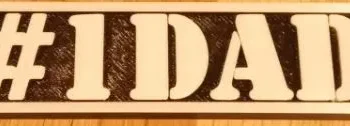 Магнит на холодильник №1 DAD с измененным расположением м...