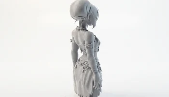 Фигурка девушки аниме, персонаж манги, 3D-печать 3