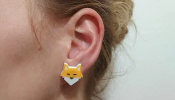 Магнитные серьги FOX / Magnetick&eacute; nau&scaron;nice 1