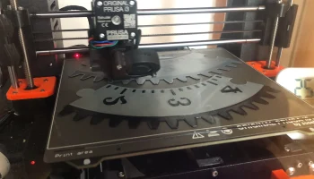 настенные часы (переработка катушки prusa) 4
