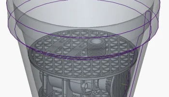 Крепление насоса для горшка с растением Крепление насоса для горшка с растением