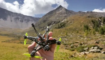 NLR35 - одиночный цифровой FPV дрон 21700 Nanolongrange