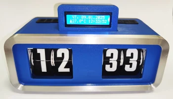 Split-Flap Clock - Flip Clock v2 Remix