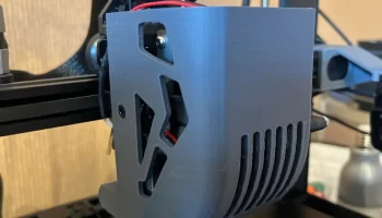 Корпус/крышка хотэнда Ender 3 V3 SE Вентилятор 5015 4
