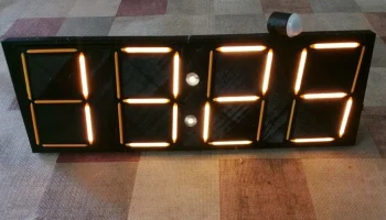 Часы накаливания реагируют на движение. Часы накаливания реагируют на движение.