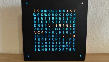 WordClock 14x14 Classic - 2025