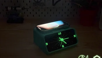 Ретро-часы и зарядное устройство Magsafe 2