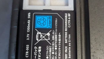 Прокладка для аккумулятора Nintendo 3DS XL 1