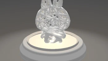Фонарь Лабубу: симпатичный декоративный 3D-печатный свет...