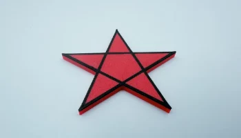 Магнит на холодильник с пентаграммой......