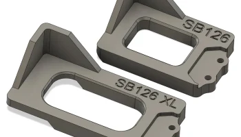 Axial SCX6 - удлинители для крепления аккумулятора