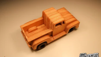 Упрощенная модель Ford F100 1954 года с ЧПУ (с салоном) 6