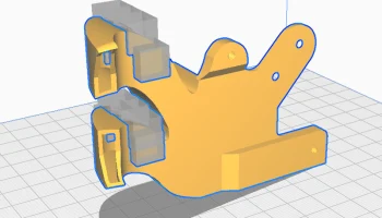 Ender 3 v3 SE с одним вентилятором 5015, разделенный кана... 5