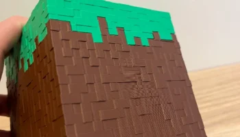 Копилка блоков травы Minecraft 1