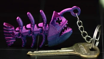Брелок Flexi Anglerfish Bone из кости