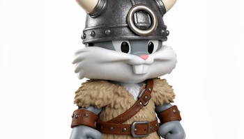 Фигура кольца викинга Bugs Bunny Фигура кольца викинга Bugs Bunny