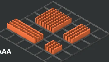 Батарейные лотки Gridfinity (AAAA, AAA, AA, USB-C_AA, 9 ... 4