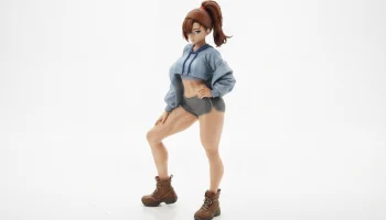 Фигурка спортивной девушки, женский персонаж, 3D-печать