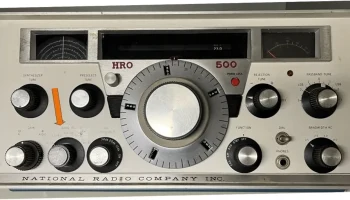 Запасная ручка приемника National Radio Co HRO 500 2