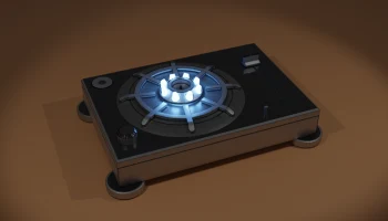 the burner 1