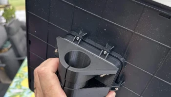 Крепление на мачту солнечной панели Clas Ohlson 1