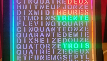 Word Clock (на французском языке) 1
