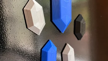 N64 Zelda Rupee Thin Magnet Remix