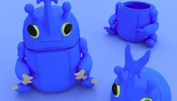 ℗214 Контейнер Heracross 3D печать